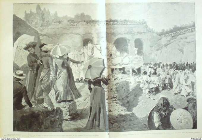 Le Monde illustré 1902 n°2355 Martinique St-Pierre montagne pelée Italie Mélili Toulouse (31)