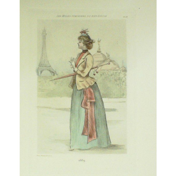 Mode Féminine époque 1889 (H.Boutet)