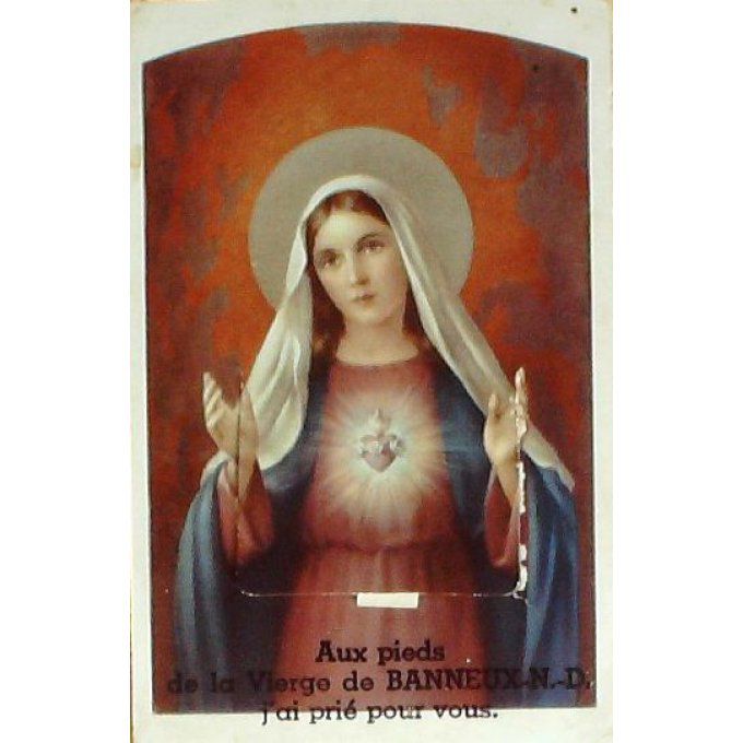 Cpa (Système) Notre Dame De Banneux (Belgique) 1962