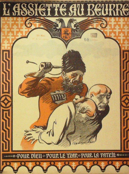 L'Assiette au beurre 1901 #   8 Pour Dieu le Tzar la Patrie Villon Steilen