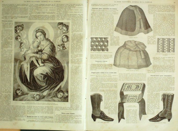 Journal Mode illustrée 1865 #  8 Veste justée avec plastron
