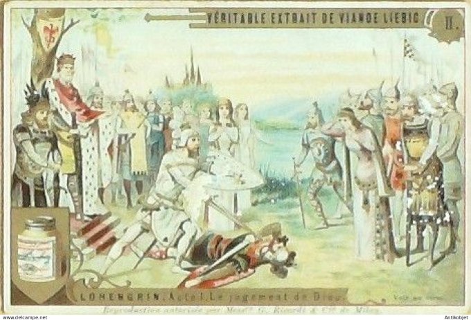 Chromo Liebig Sang  588 Fetes masquees populaires II (1899)