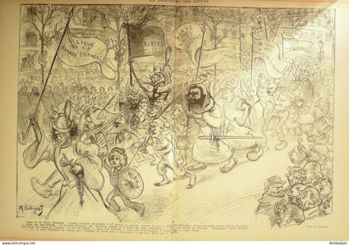 Le Rire 1899-01-28 # 221 Journal humoristique Ed.Originale Prince Victor