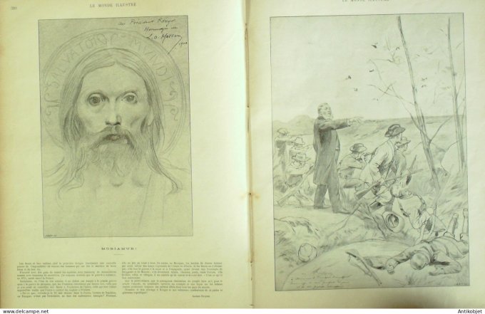 Le Monde illustré 1900 n°2277 Afrique-Sud Prétoria Waterval-Onder Kruger cuirassé le Gelderland