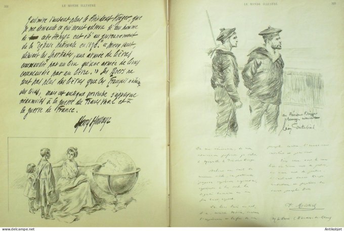 Le Monde illustré 1900 n°2277 Afrique-Sud Prétoria Waterval-Onder Kruger cuirassé le Gelderland