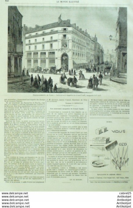 Le Monde illustré 1861 n°209 Allemagne Kehl Pont Espagne Mont Caro Couvent St Benoit