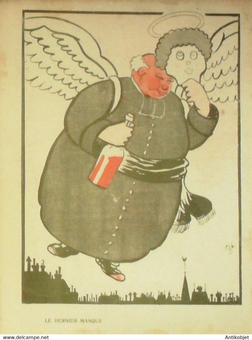 L'Assiette au beurre 1907 # 364 De vilains masques Hellé André