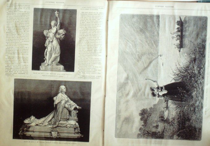L'Univers illustré 1872 # 901 Italie Vésuve Espagne Séville 