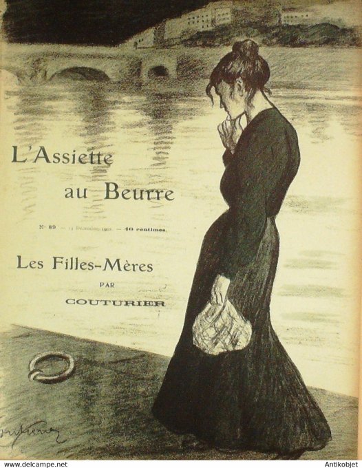 L'Assiette au beurre 1902 n° 89 Les filles mères Couturier