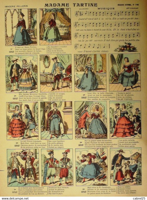 Madame Tartine (Pellerin d'epinal)