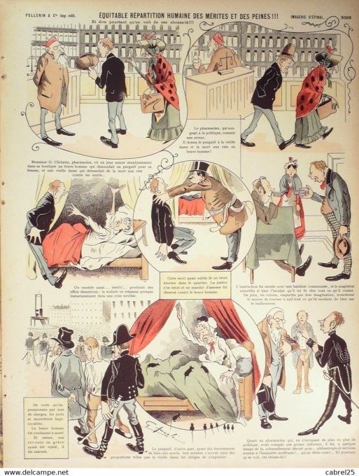 Equitable Repartition Humaine Des Merites & Des Peines (Pellerin d'epinal)