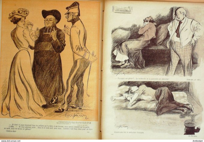 L'Assiette au beurre 1902 #  89 Les filles mères Couturier