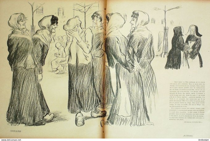 L'Assiette au beurre 1902 n° 89 Les filles mères Couturier