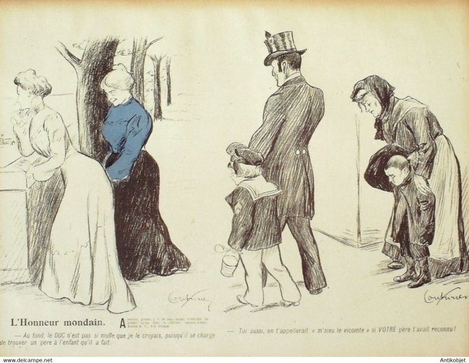 L'Assiette au beurre 1902 n° 89 Les filles mères Couturier