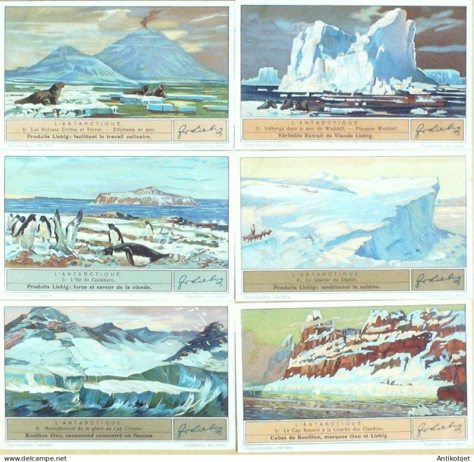 Chromo Liebig Sang 1328 Antarctique (1936)