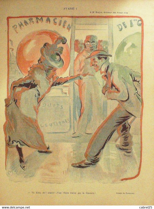 Le Rire 1901 n°368 Cardona Radiguet Léandre Faivre Rouveyre Carlègle