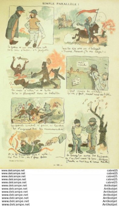 La Baionnette 1918 # 142 (Poilus De Jadis) Baille Bofa Brunner Manfredini Quint