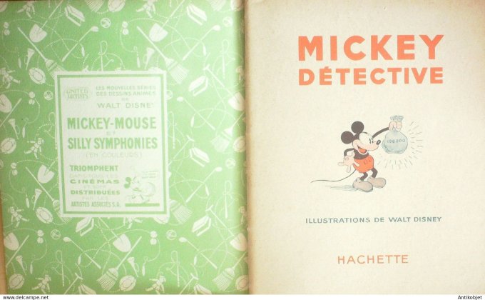 Walt Disney Mickey Detective Hachette #  6 Eo 1933