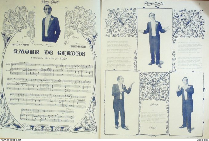 Paris qui chante 1905 n°131 Mayol Musette Ribet Odette Salignac Léonie Richard