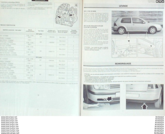 R.T Automobile Volkswagen Golf IV Renault Mégane & Clio   # 622