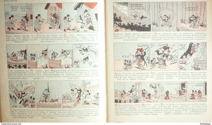 Walt Disney Mickey Detective Hachette #  6 Eo 1933