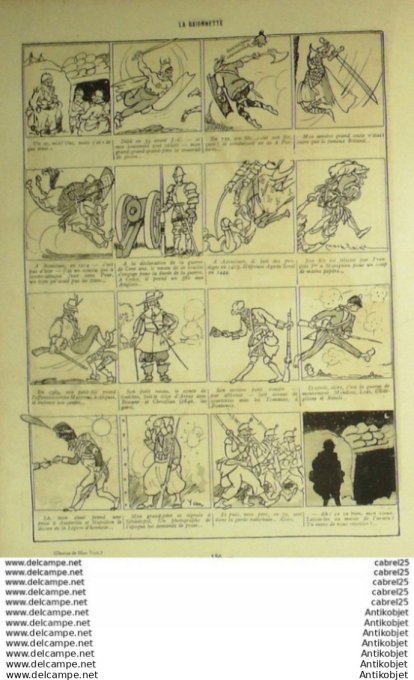 La Baionnette 1918 # 142 (Poilus De Jadis) Baille Bofa Brunner Manfredini Quint