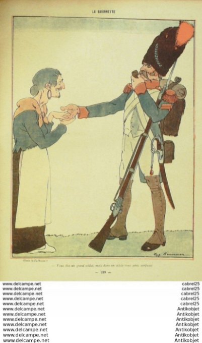 La Baionnette 1918 # 142 (Poilus De Jadis) Baille Bofa Brunner Manfredini Quint