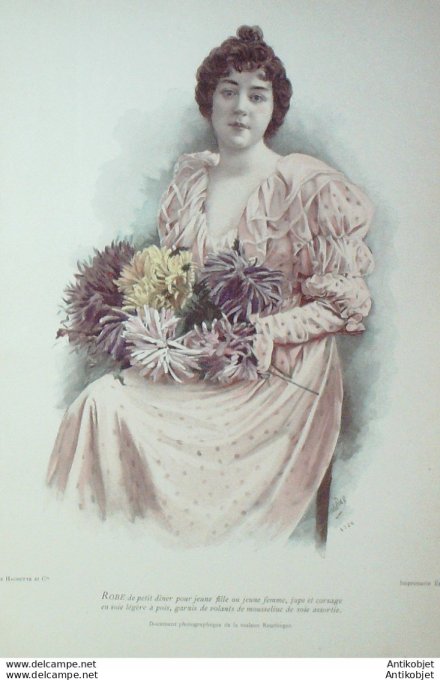 La Mode pratique 1894 # 40 Robe de soie