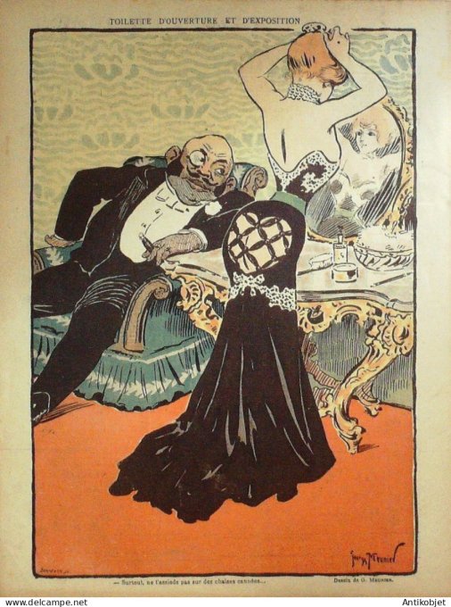 Le Rire 1900-04-21 # 285 Journal humoristique Ed.Originale M.Loubet & Picard