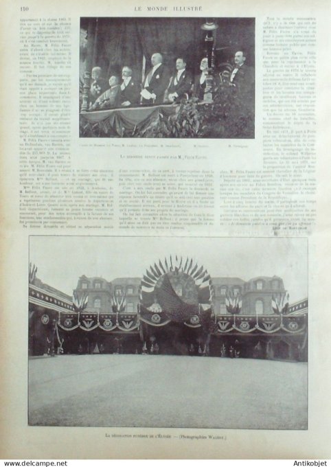 Le Monde illustré 1899 n°2187 Loubet Felix Faure Le Havre (76) Rambouillet Versailles (78)