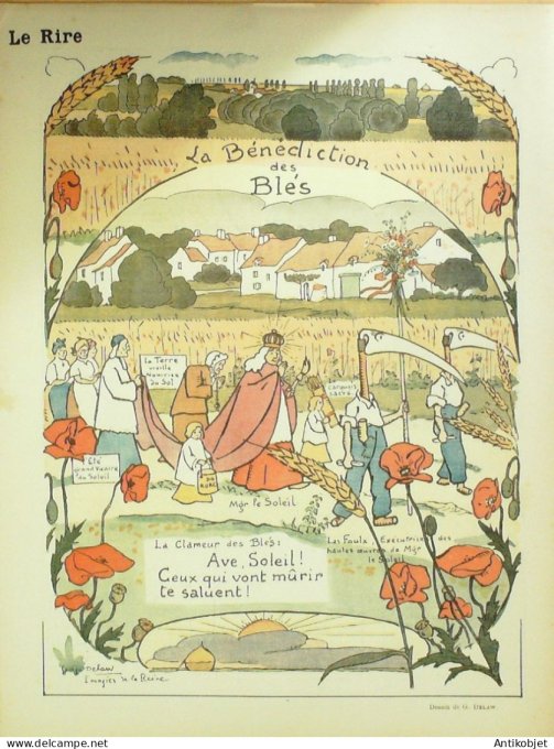 Le Rire 1913-08-30 # 552 Journal humoristique Ed.Originale Catastrophe