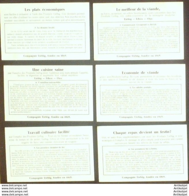 Chromo Liebig Sang 1312 Trafic au temps de grand-pere (1935)