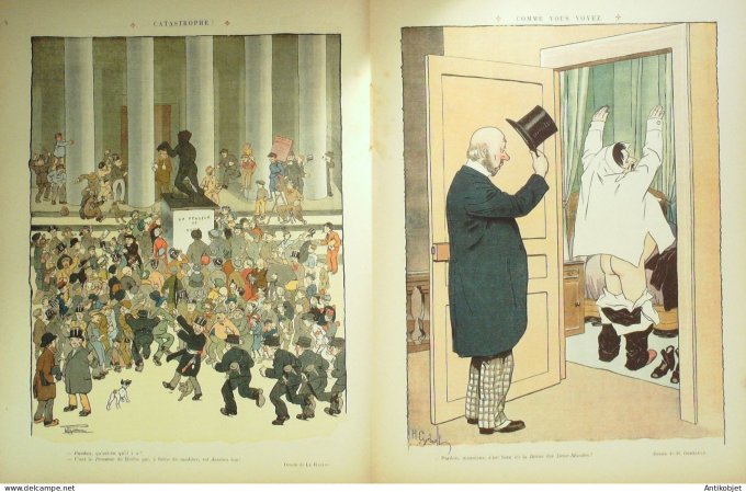 Le Rire 1913-08-30 # 552 Journal humoristique Ed.Originale Catastrophe