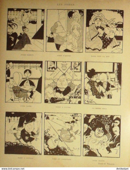 Le Rire 1900-02-24 # 277 Journal humoristique Ed.Originale Les Poires