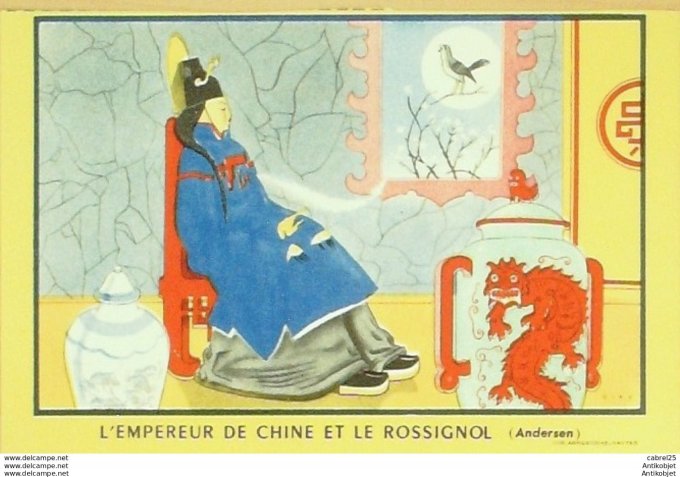 Buvard Chine L'empereur Et Le Rossignol
