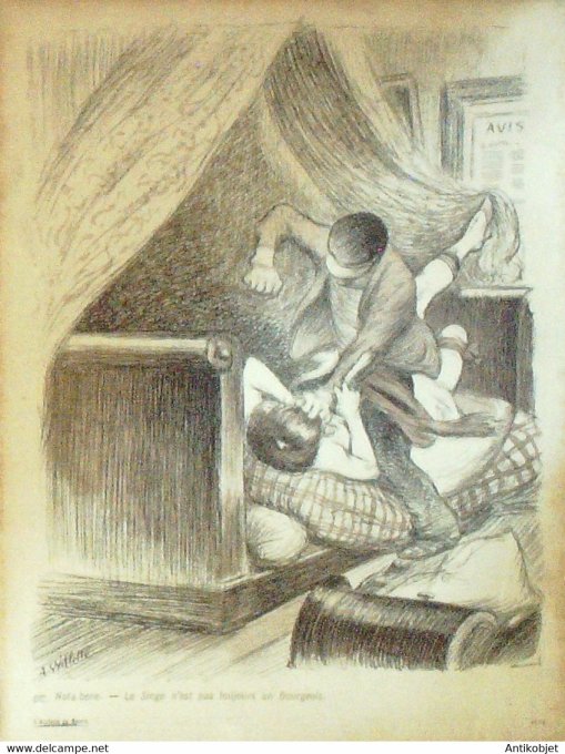L'Assiette au beurre 1902 #  90 Le singe Willette