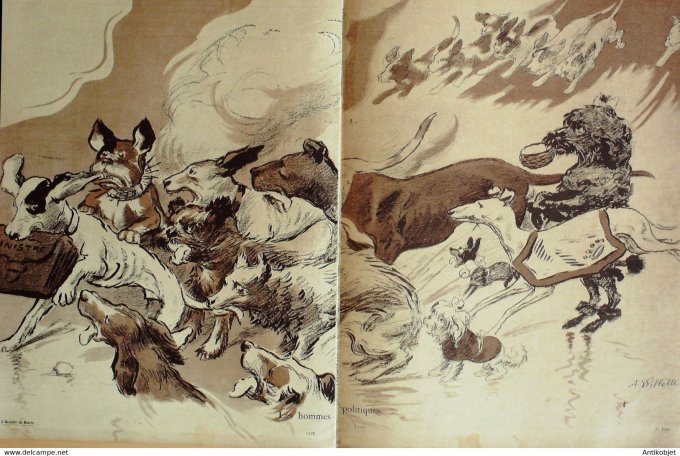 L'Assiette au beurre 1902 #  90 Le singe Willette
