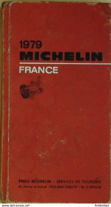 Guide rouge MICHELIN 1979 72ème édition France