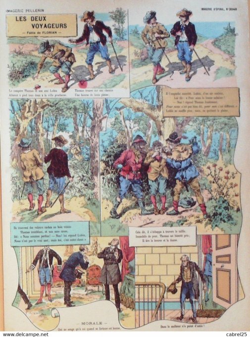 Les Deux Voyageurs (Pellerin d'epinal)