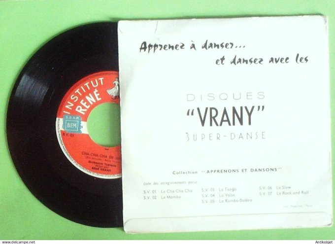 Vrany René 45T SP danser le cha cha cha 1960