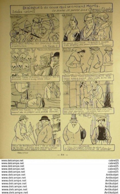 La Baionnette 1918 # 162 (Derriere Les Fagots) Rogino Bofa Pierpik Arnac Fournier Contel