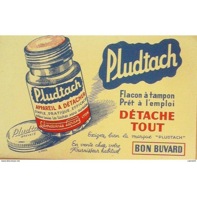 Buvard PLUDTACH Détachant
