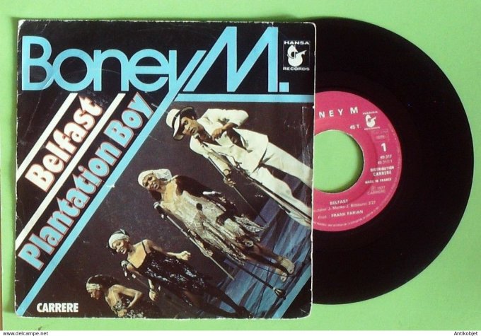 Boney M. 45T SP Belfast 1977