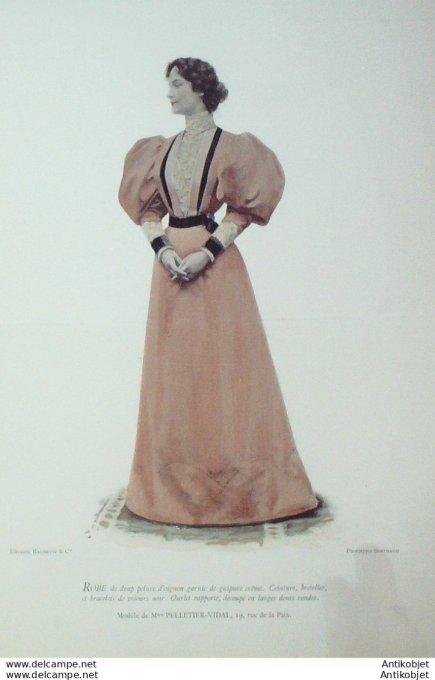 La Mode pratique 1894 # 41 Robe de drap