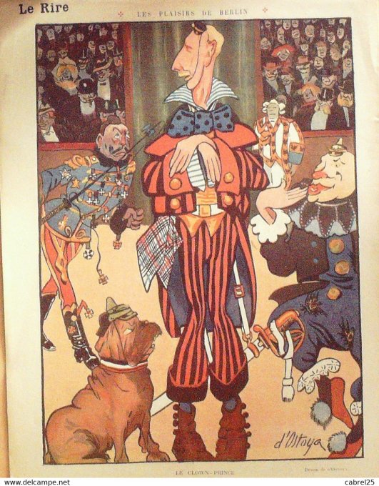 Le Rire Rouge 1914 n° 2 Ostoya RoubilleWillette Manfredini Edward Radiguet