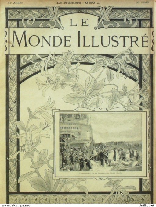 Le Monde illustré 1900 n°2249 Etats-Unis Ste-Hélène Jame-Ttown Canada Ottawa Hull Montmartre rempart