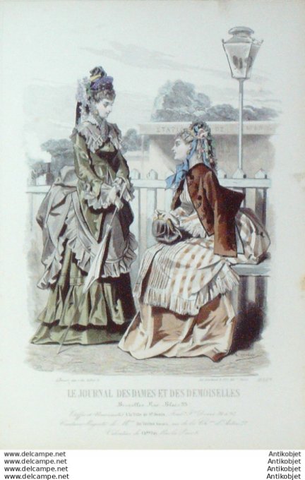 Journal des Dames Demoiselles 1872 # 1056