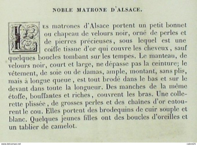 France (67) Noble matrone Alsacienne 1859