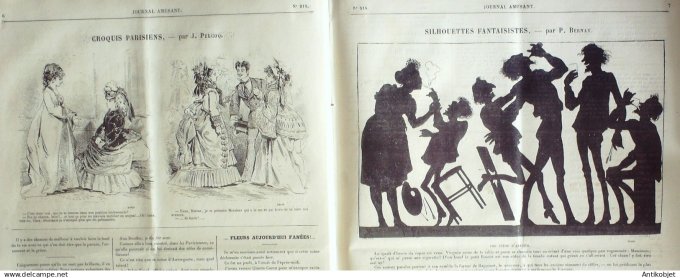 Le Journal Amusant 1874 #  918 C'etait le bon temps par Mars