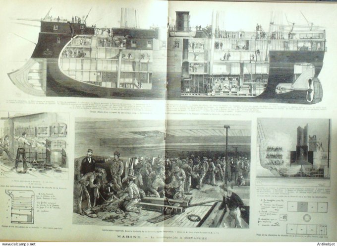 Le Monde illustré 1877 n°1051 Roumanie Galatz Barboche Bucarest Ploïesti